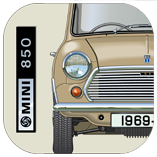 Mini 850 1969-80 (MKIII) Coaster 7